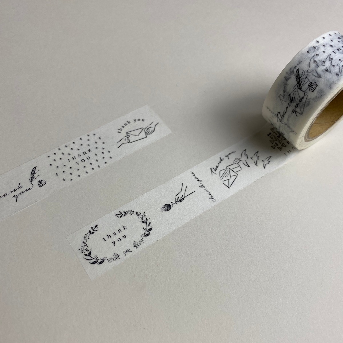 大枝活版室 Thank you masking tape ［7pattern］/ マスキングテープ 