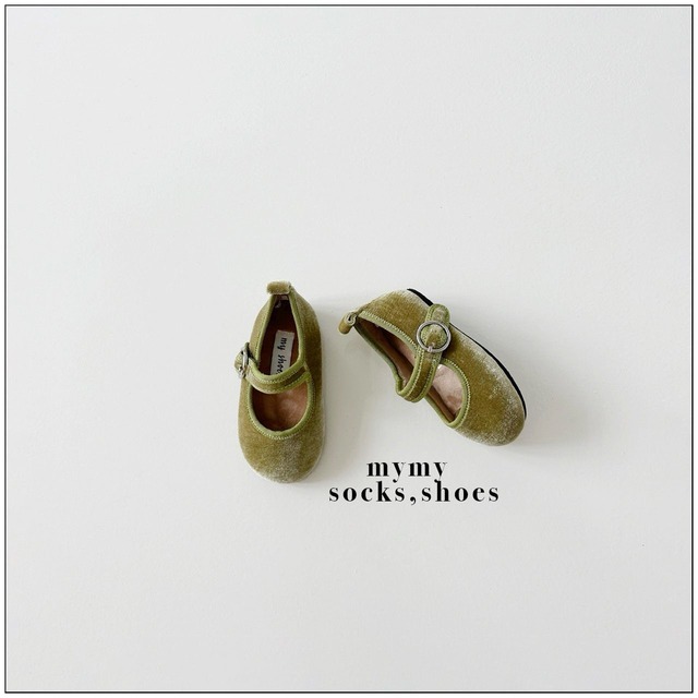 予約 nieces shoes - olive [ my my ]
