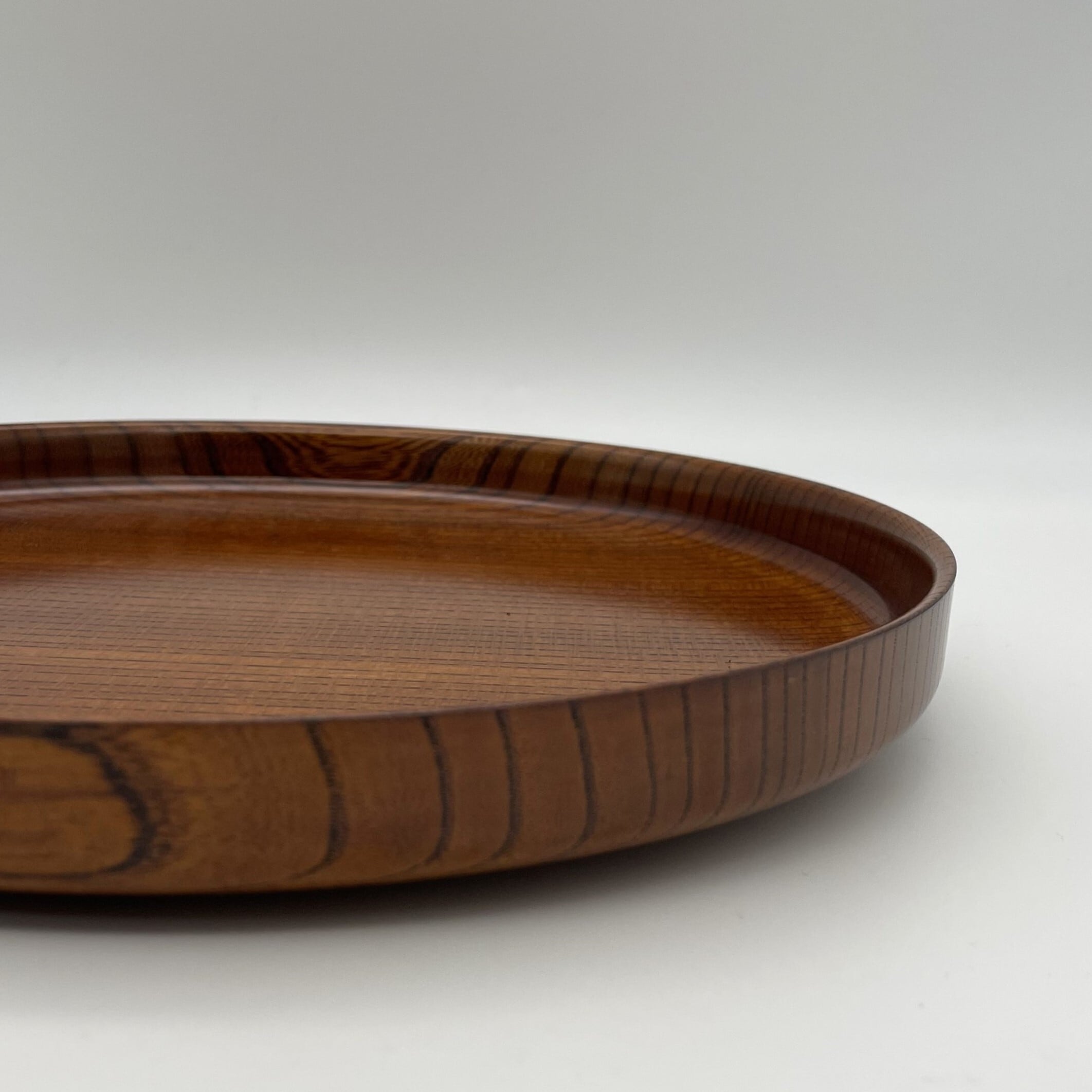 欅 自伐自作の盆 part② 自分だけの枯山水の庭園を」手のひらサイズの浅型の盆栽鉢に苔や白砂を