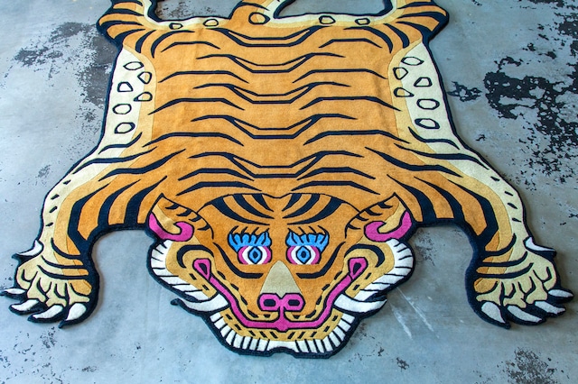 Tibetan Tiger Rug 《XXXLサイズ•ウール001》チベタンタイガーラグ