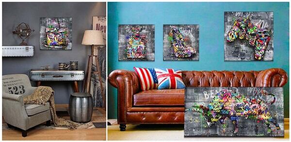 Amazon.co.jp: 馬アートパネル馬 油絵装飾画ポスター壁掛けキャンバス