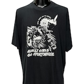 【HARLEY GIRLS GO EVERYWHERE】ハーレーガールズ 90's Vintage Tシャツ