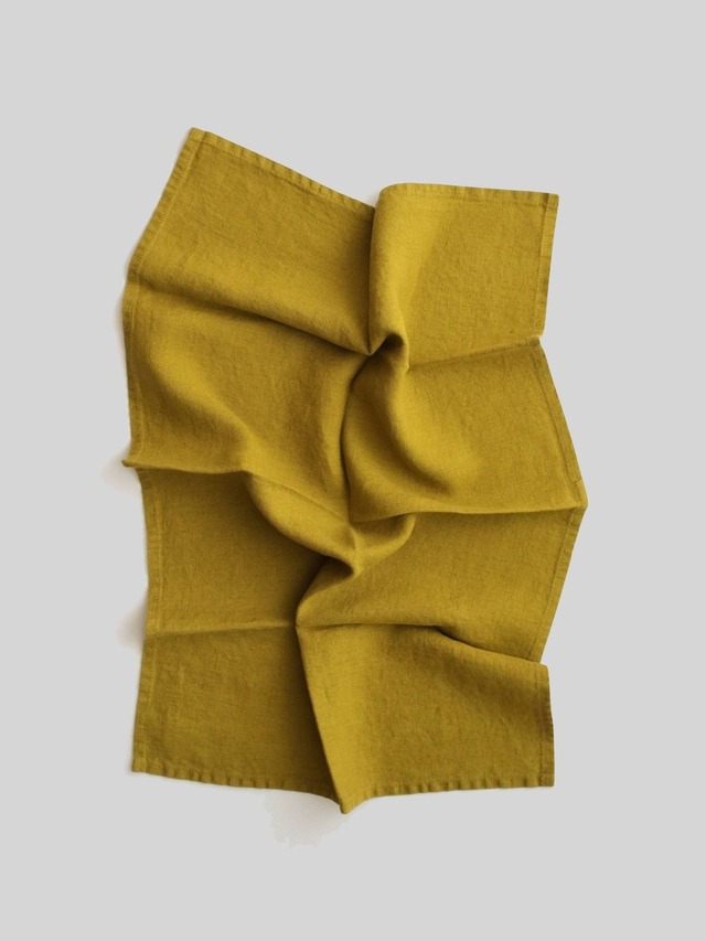 リネン キッチンタオル モスグリーン｜Linen Kitchen Towel Moss Green - LINEN TALES