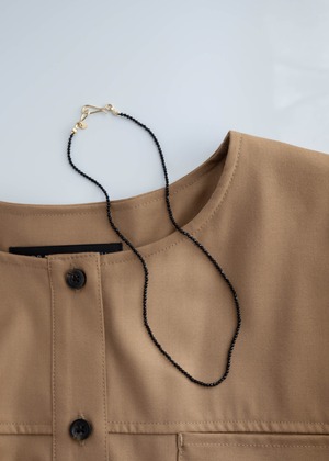 Cut Onyx - Stone Necklace