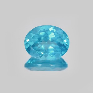 ソ付 アパタイト 2.083ct ルース オーバル パライバ系 ブルー