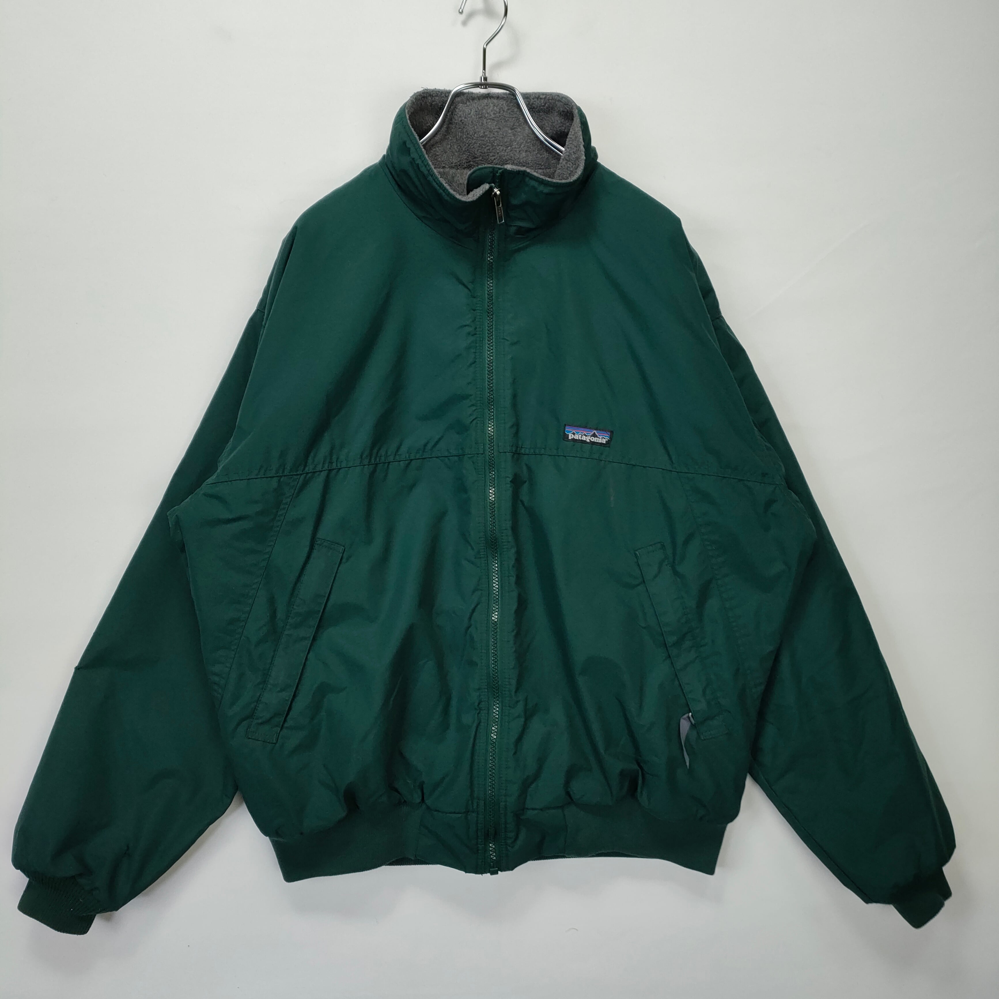 90s patagonia shelled synchilla hunter green L USA製 パタゴニア