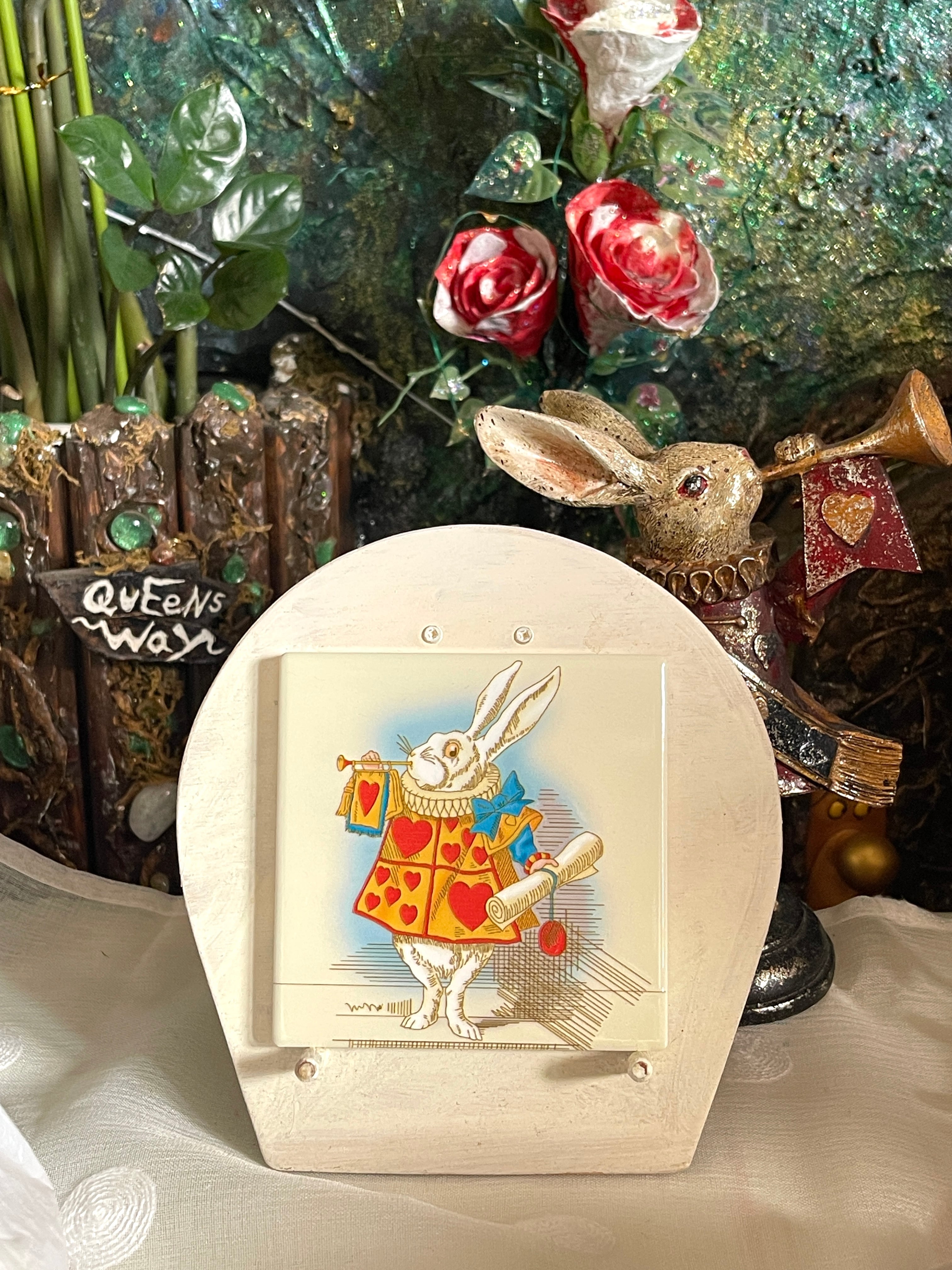 ◇NEW◇アリス◇コースター◇セラミック/タイル◇6種絵柄◇不思議の国