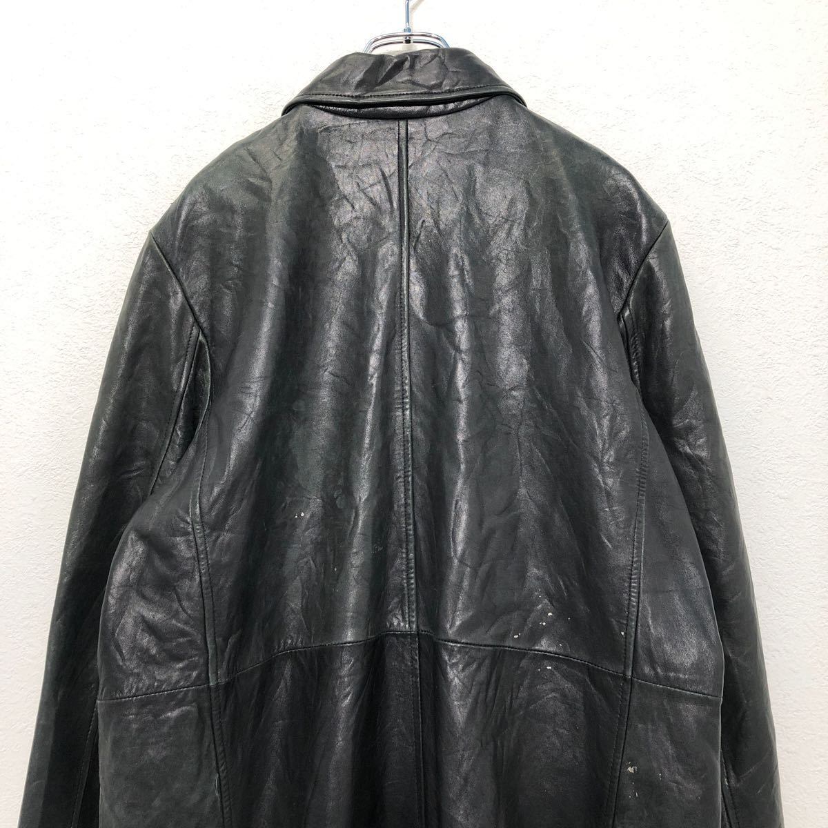 COLEBROOK レザー ジャケット XL ブラック コールブロック ジップ 