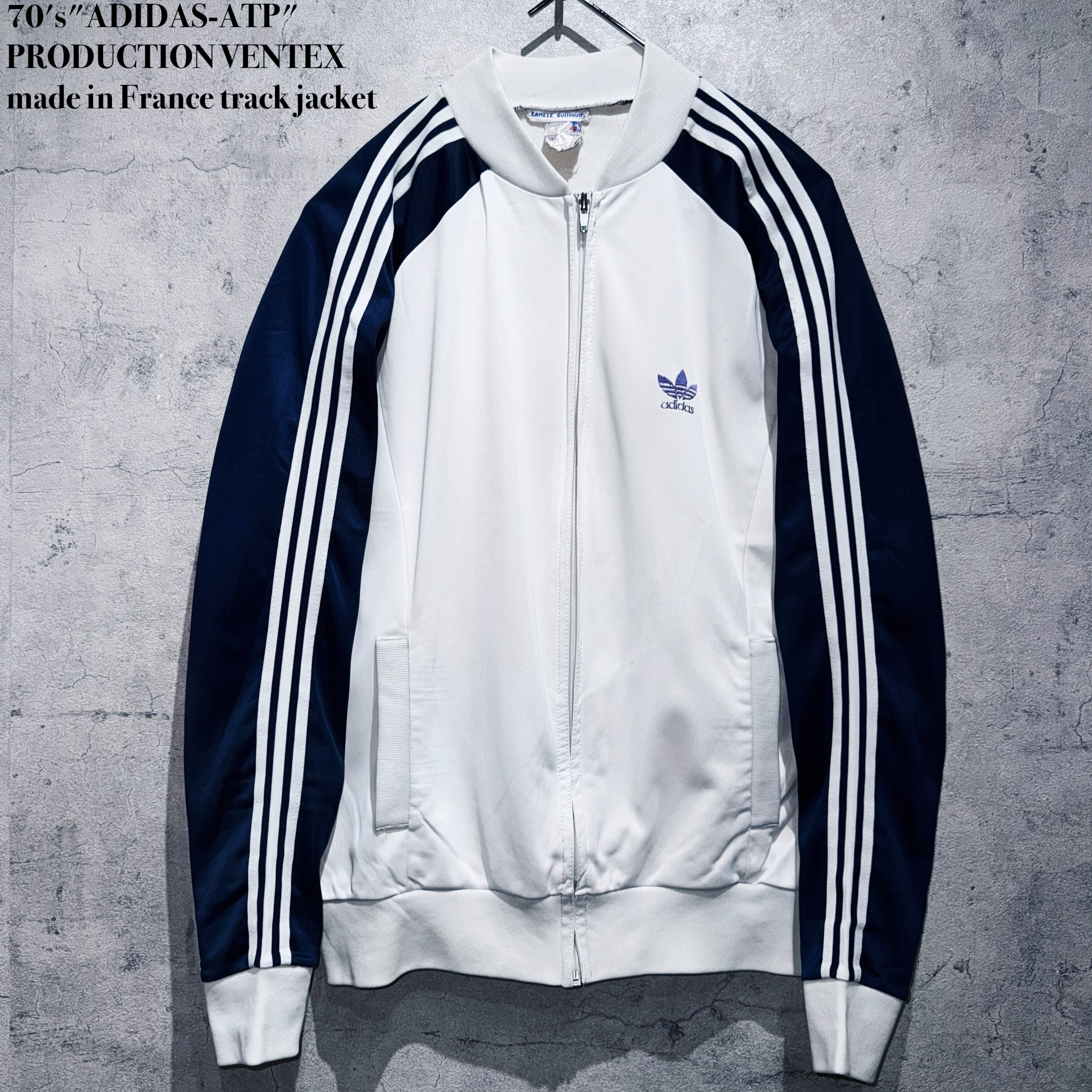 70's"ADIDAS-ATP"PRODUCTION VENTEX made in France track jacket