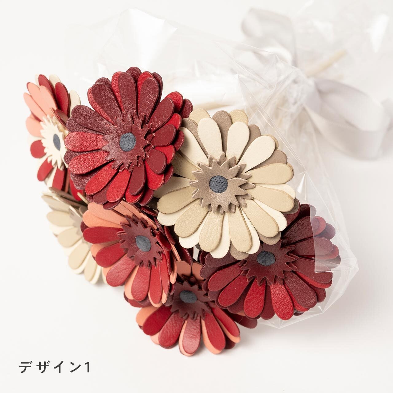革のブーケ（ガーベラ）7本 | JOGGO stock | 枯れない革の花と