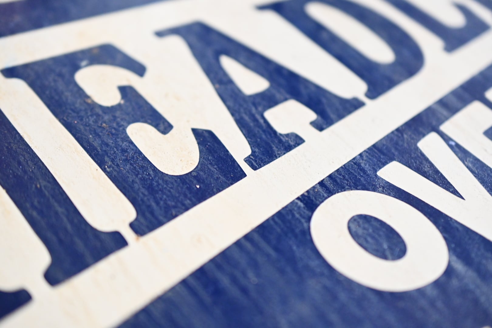 Vintage HEADLIGHT OVERALLS Sign | Button Works Store ボタンワークス
