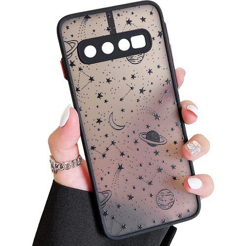 新品》 ZTOFERA Samsung Galaxy S10 用 ケース プラネット 星柄 Galaxy 