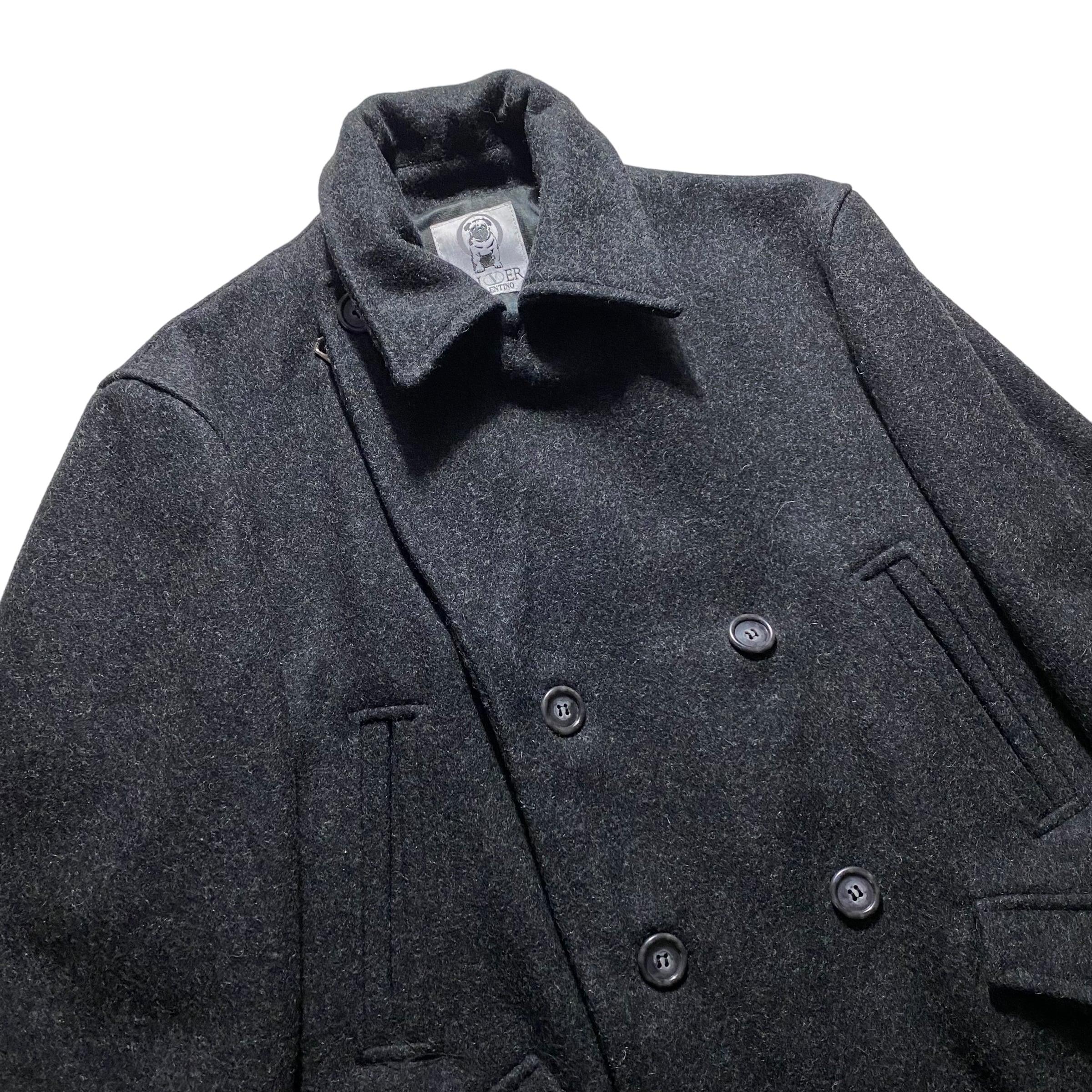 バレンチノ　オリバー　カシミア入りコート OLIVER by VALENTINO melton wool riders coat | NOIR ONLINE