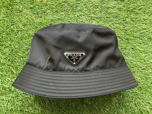 PRADA RE NYLON BUCKETHAT BLACK XL 2HC137 82201