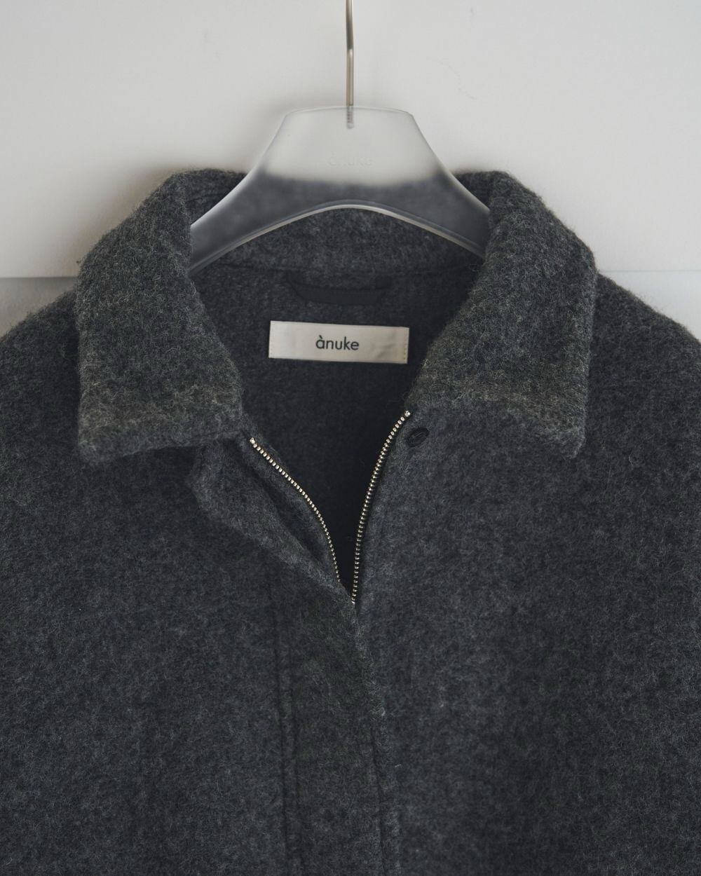 anuke】Sliver Zip Blouzon | GooROUGH