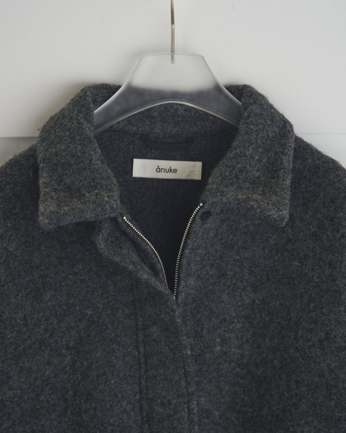 anuke】Sliver Zip Blouzon | GooROUGH