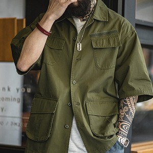 ヴィンテージポケットショートスリーブシャツ 224001