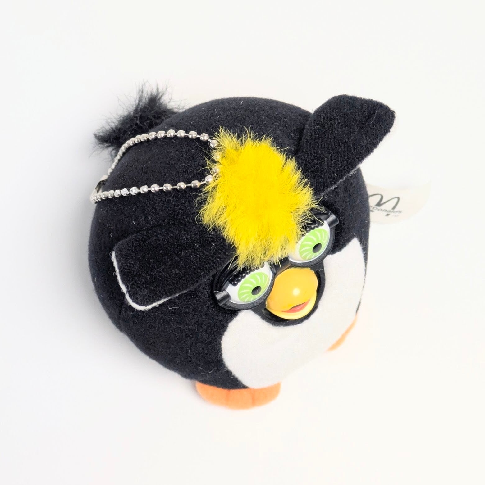 ☆ VINTAGE2000 ☆【 McDonald's × Furby ( ファービー )】 マクドナルドミールトイ / 2000年製 / ボールチェーン ぬいぐるみ キーホルダー　〚アメリカン雑貨 アメトイ〛