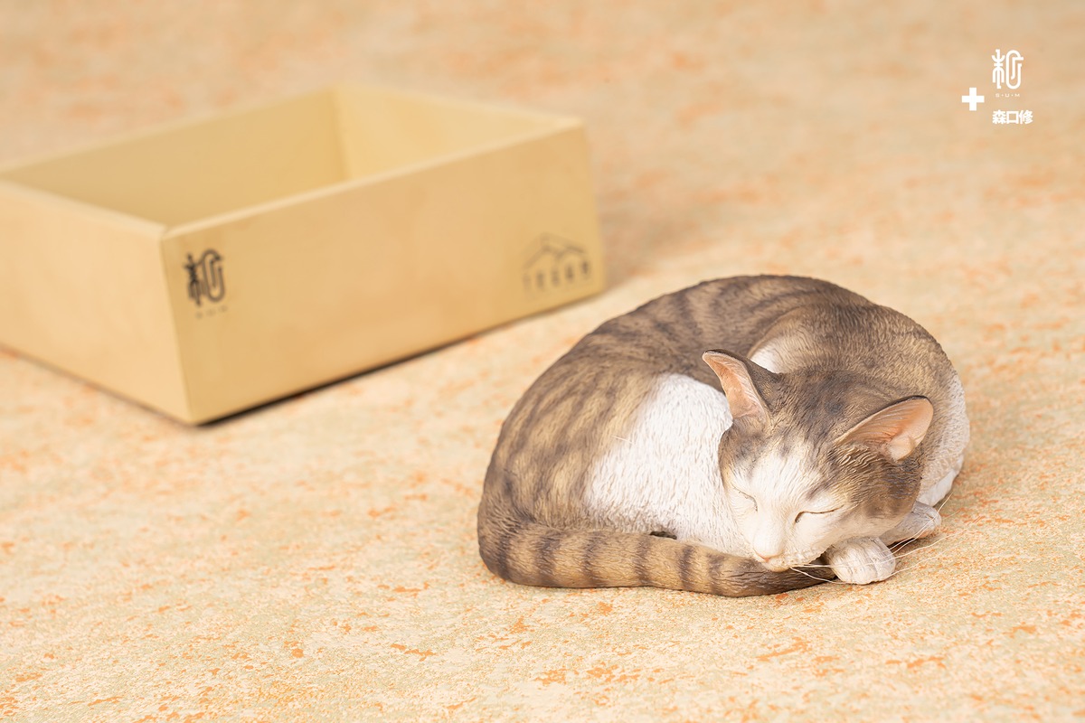 森口修の猫」ー寝姿（キジ猫塗装）｜森口修｜ | sumart 