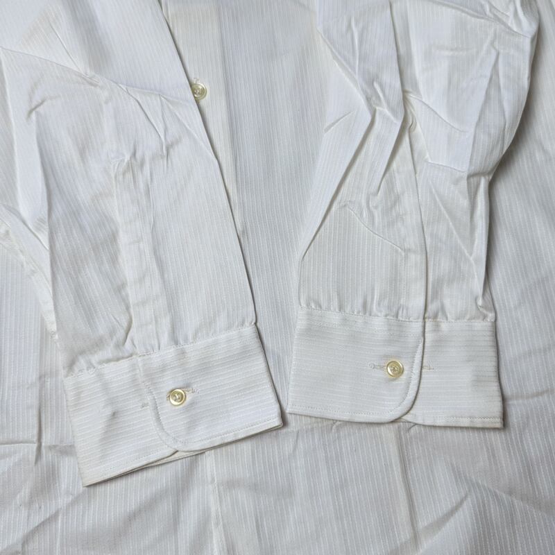 60s Richman BROTHERS Tab-Collar Dobby Stripe Dress Shirt 60s Richman BROTHERS Tab-Collar Dobby Stripe Dress Shirt