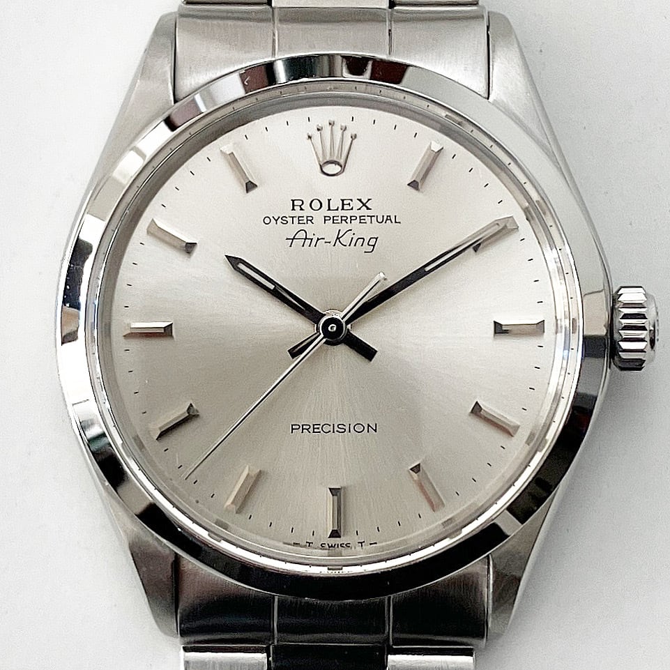 Rolex Oyster Perpetual Air King 5500 (280****) Silver Dial without