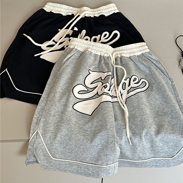 kids フロントロゴハーフパンツ
