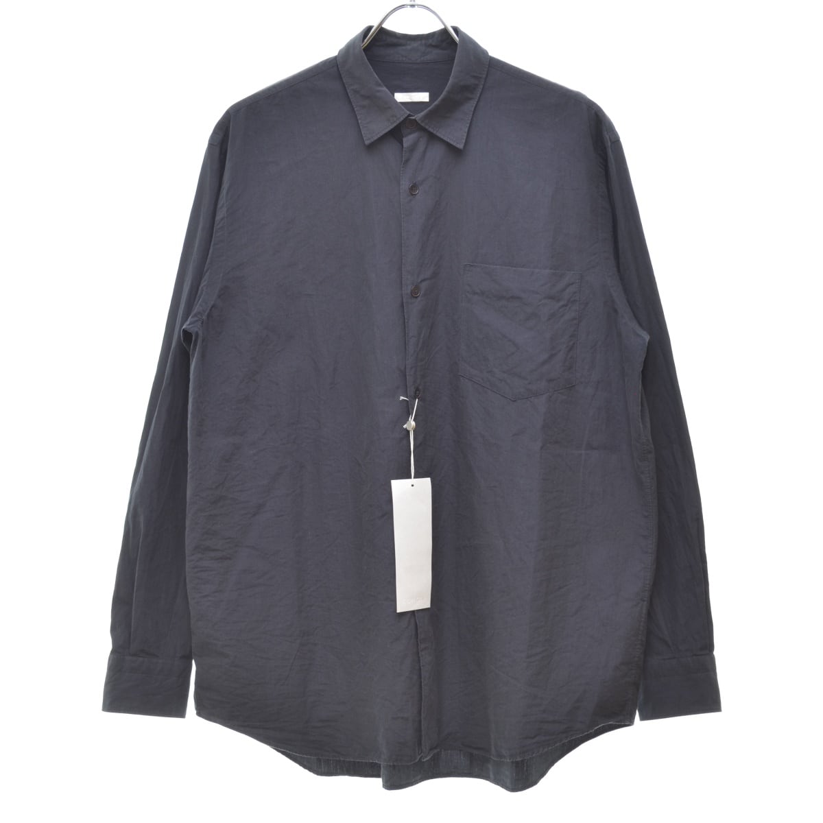 COMOLI / コモリ 20SS R01-02001 旧型 コモリシャツ navy ネイビー