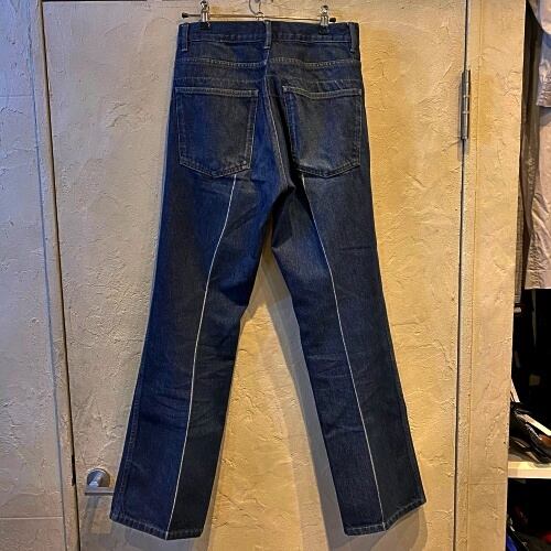 LEMAIRE ルメール センタープリーツデニム 19AW サイズ44 インディゴ ...