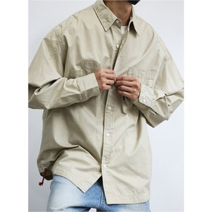 Front Pocket Long Sleeve Shirt [2180]