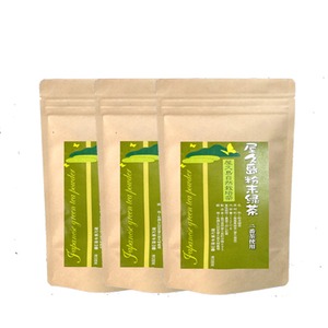120g×3袋《 私たちが作った“粉末緑茶”です 》　屋久島自然栽培二番茶「パウダーティー」　【無農薬無化学肥料・残留農薬飛散農薬ゼロ】