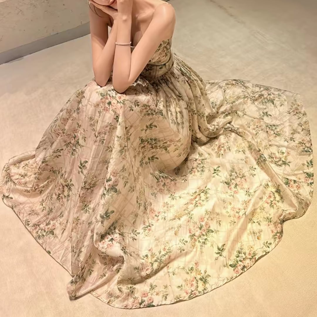 Floral long dress 260719