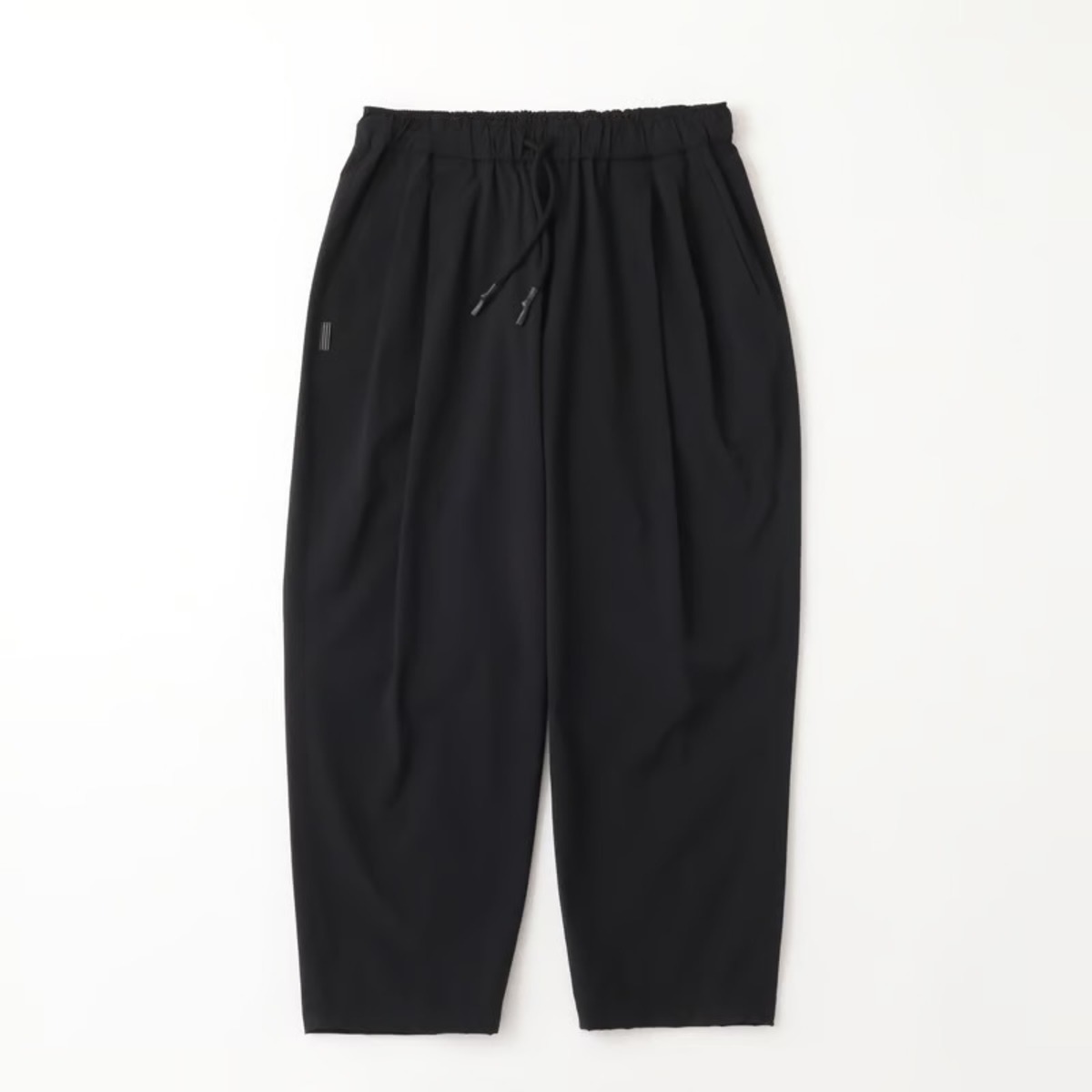 S.F.C/ WIDE TWO TUCK PANTS (NYLON) Black【SFCFW24P06】 | distrad