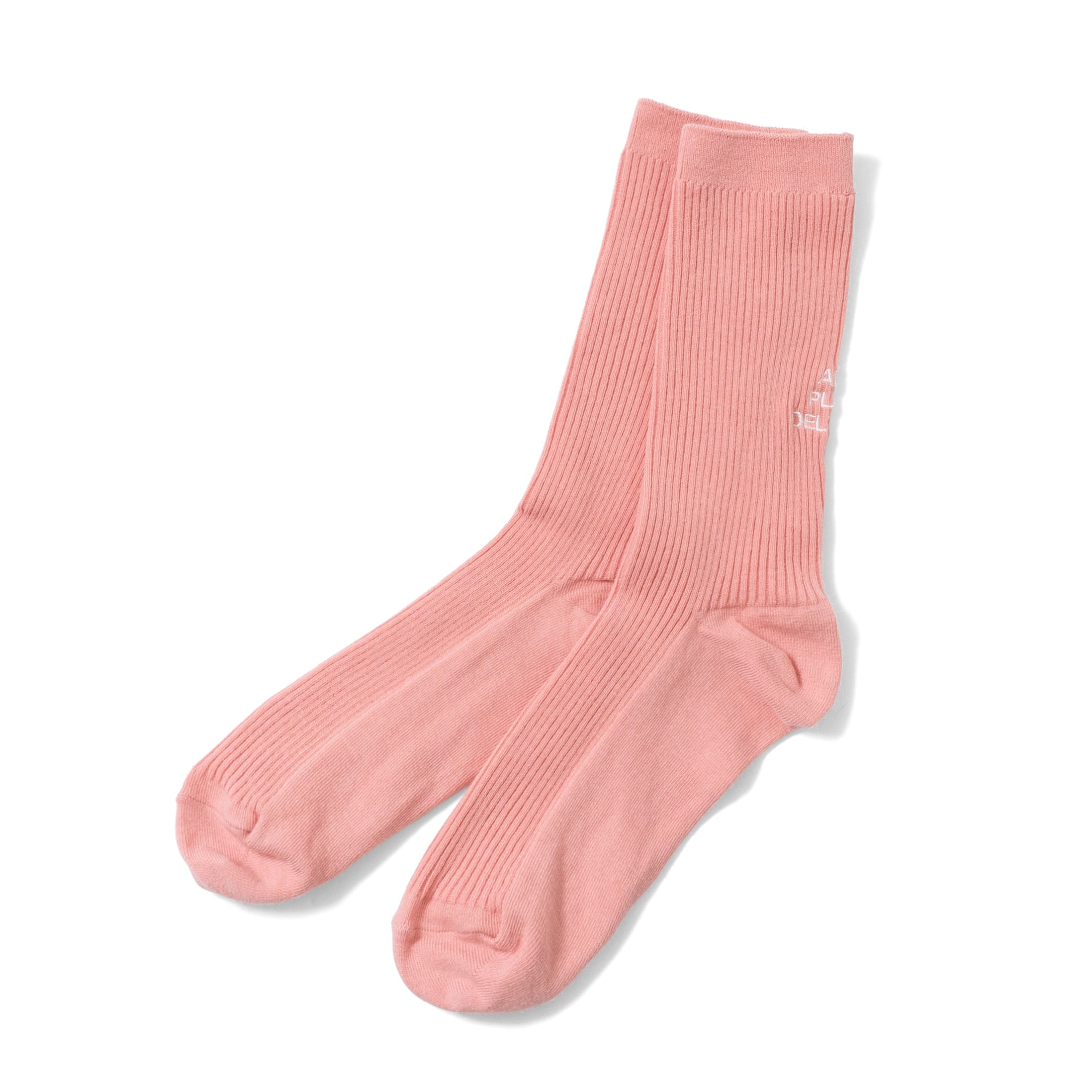 APD BACK LOGO SOCKS / PINK