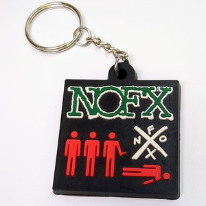 ♧ 送料無料! ★ラバーキーホルダー★ 〘5224〙【 NOFX(ノーエフエックス)】 〚アメリカン雑貨 アメトイ〛