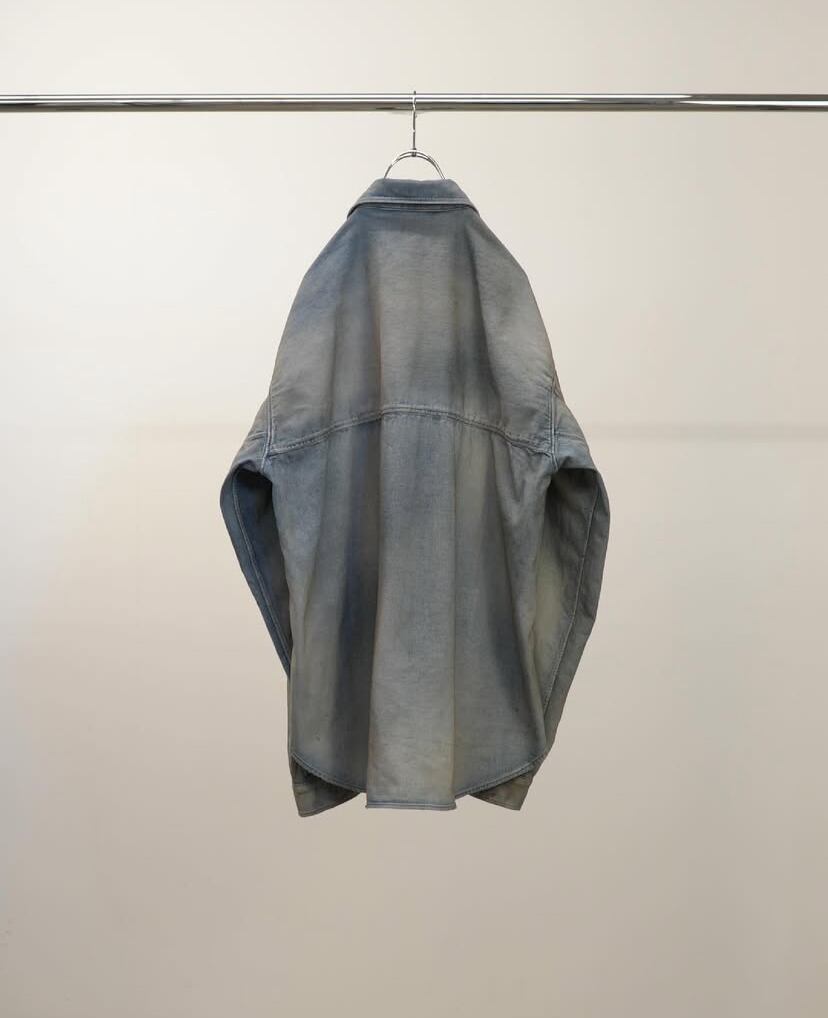 25AW】ANCELLM DENIM DRESS SHIRT (INDIGO) ANC-SH66 | IAAAM ONLINE STORE