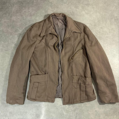 40-50s Allen MFG ウエスタンジャケット ウールギャバ ブラウン