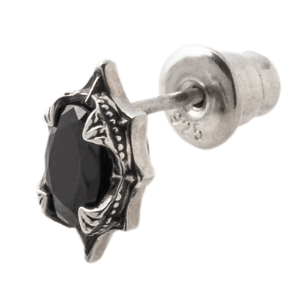 ブラックナイトピアス 片耳用 ACE0190 Black knight earring シルバー