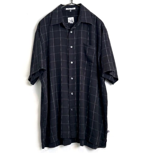 [GB] Vintage S/S Seersucker Check Shirt [1990s-] Vintage S/S Seersucker Shirt
