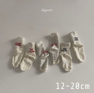 【Digreen ディグリーン】 Future ソックスセット 12〜20cm【230906dg】