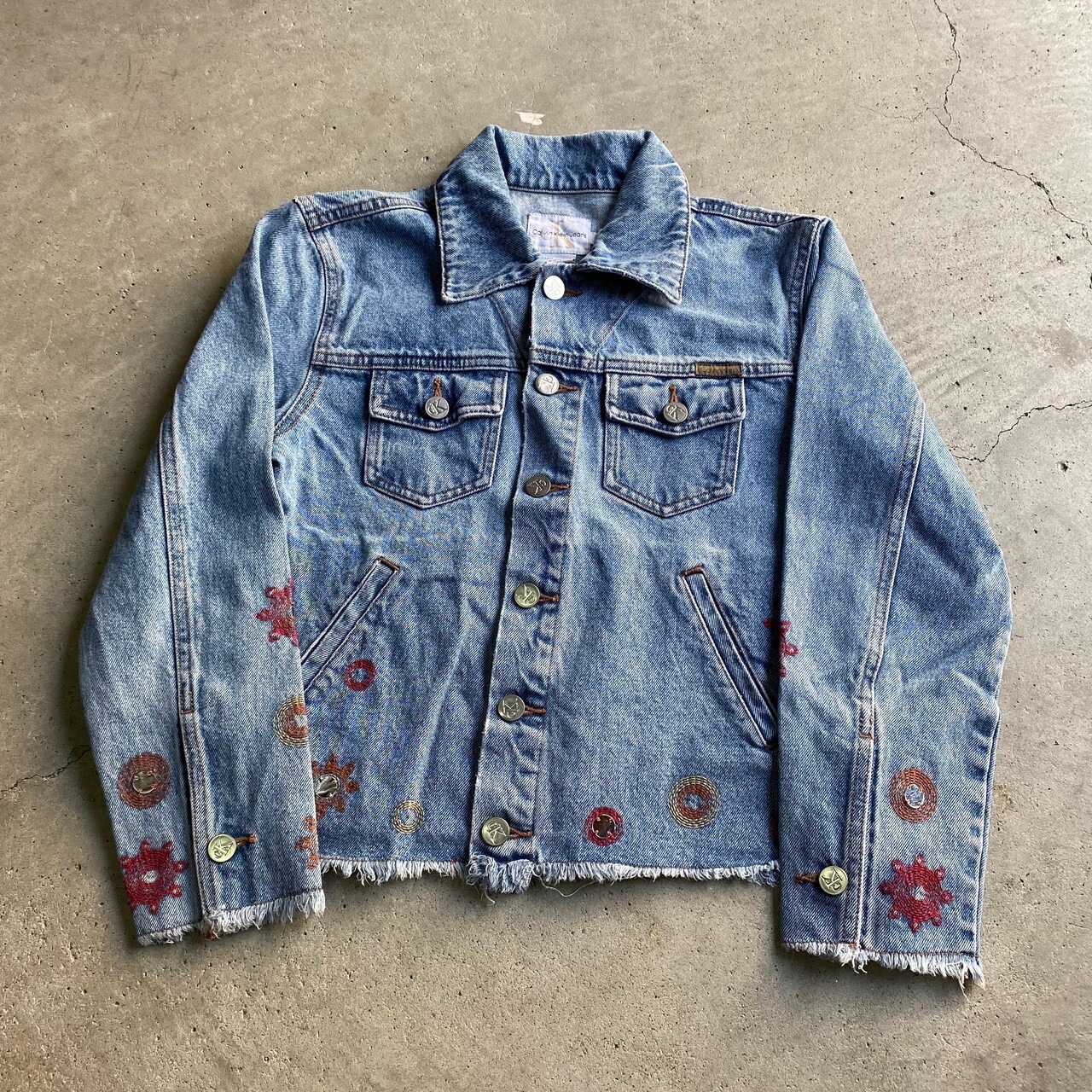 90年代 ヴィンテージ Calvin Klein JEANS カルバンクライン 刺 