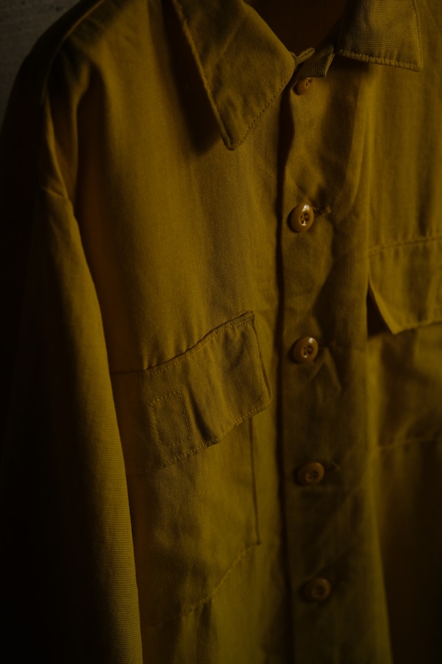 Utah/90's "U.S.D.A.F.S" utility shirt/rescue yellow