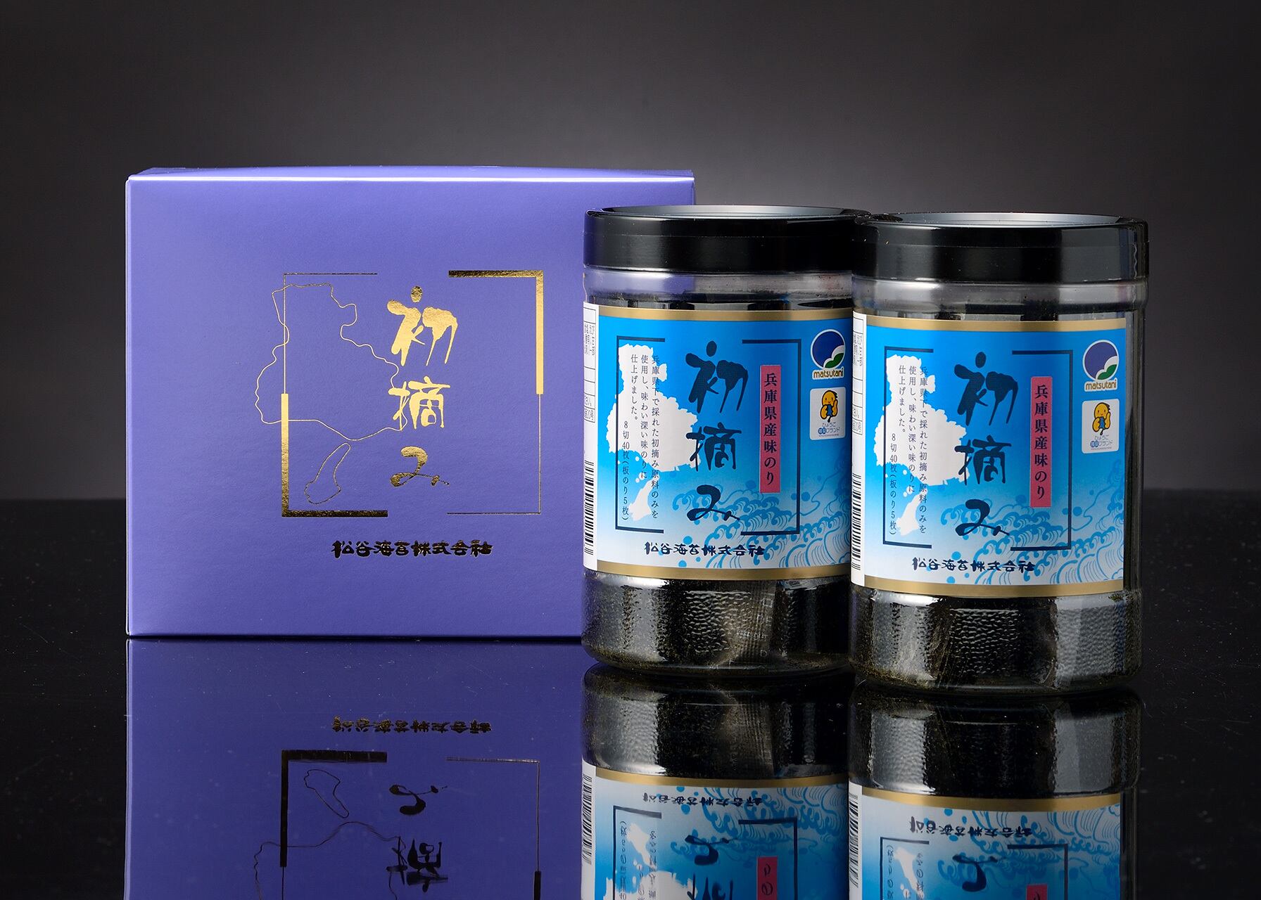 のりこのり □MAM-15 味付のり（甘辛） 8切40枚（板のり5枚）×3本 プラスチック