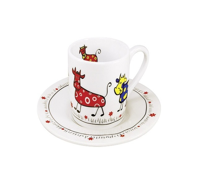 【KN0B01150530213】 Funny Animals Cow Parade  espresso