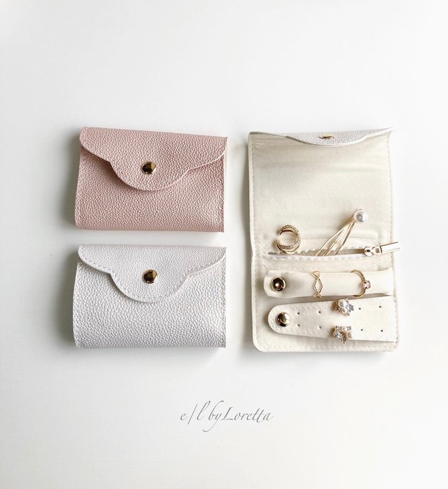 (全2色)Dsign mini jewelry pouch