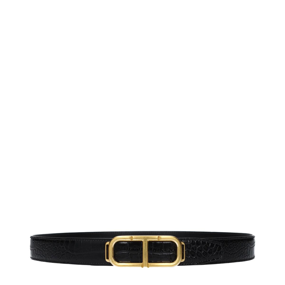 TOM FORD トムフォード メンズ ベルト レザー ブラック