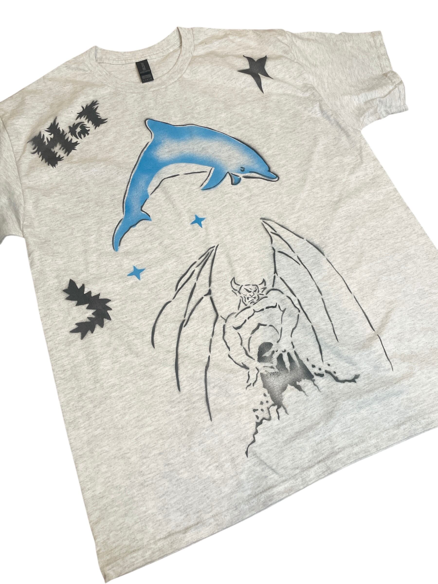 perfect plan Stencil T-shirt 【L】