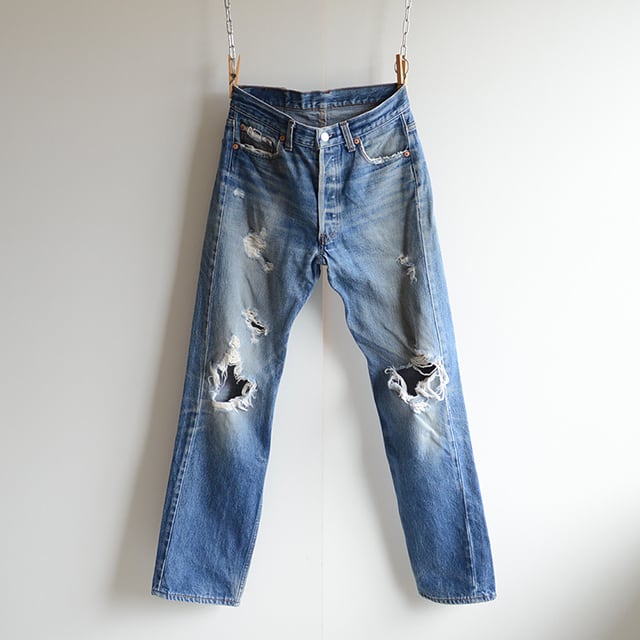 USA製 LEVI'S リーバイス 501 クラッシュデニム W31 L34 | NY OLDIES USA製 LEVI'S リーバイス 501 クラッシュデニム W31 L34 | NY OLDIES