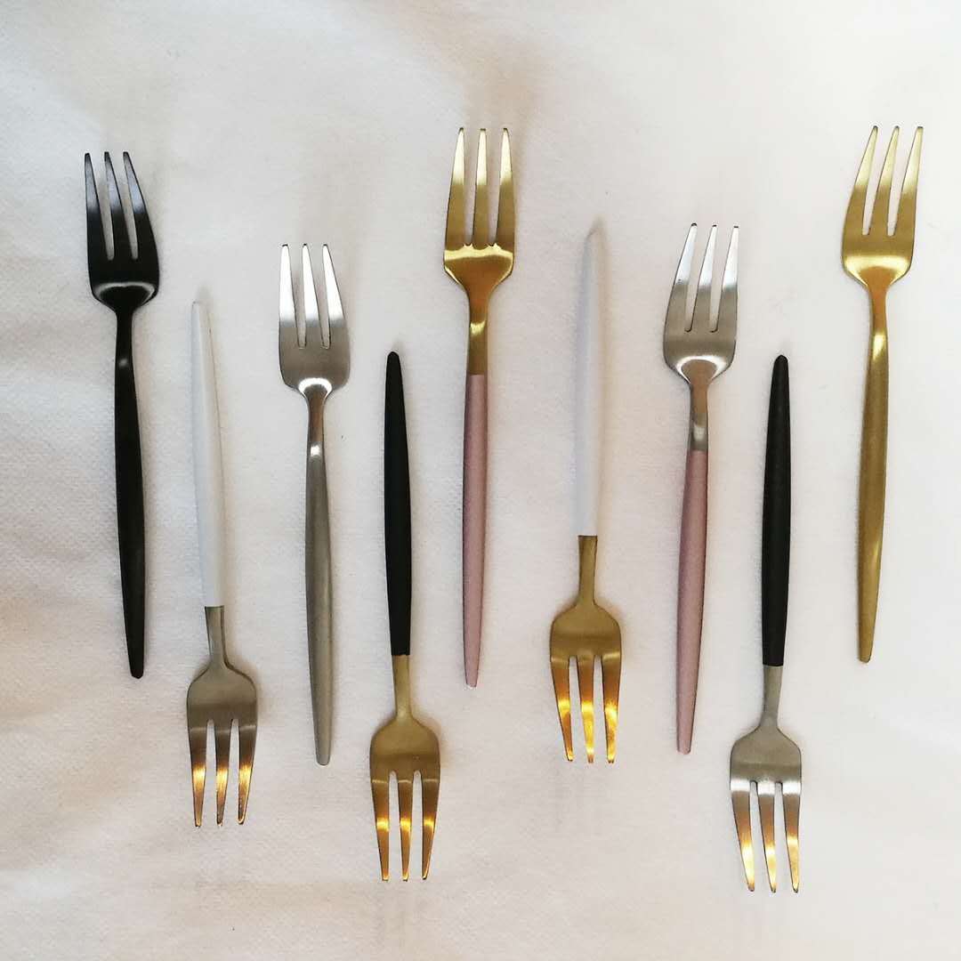 クチポール風 カトラリーセットデザート基本3本（スプーン フォーク