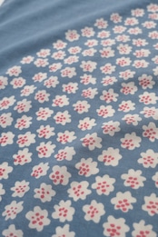 Marimekko "Puketti" cotton scarf (blue)