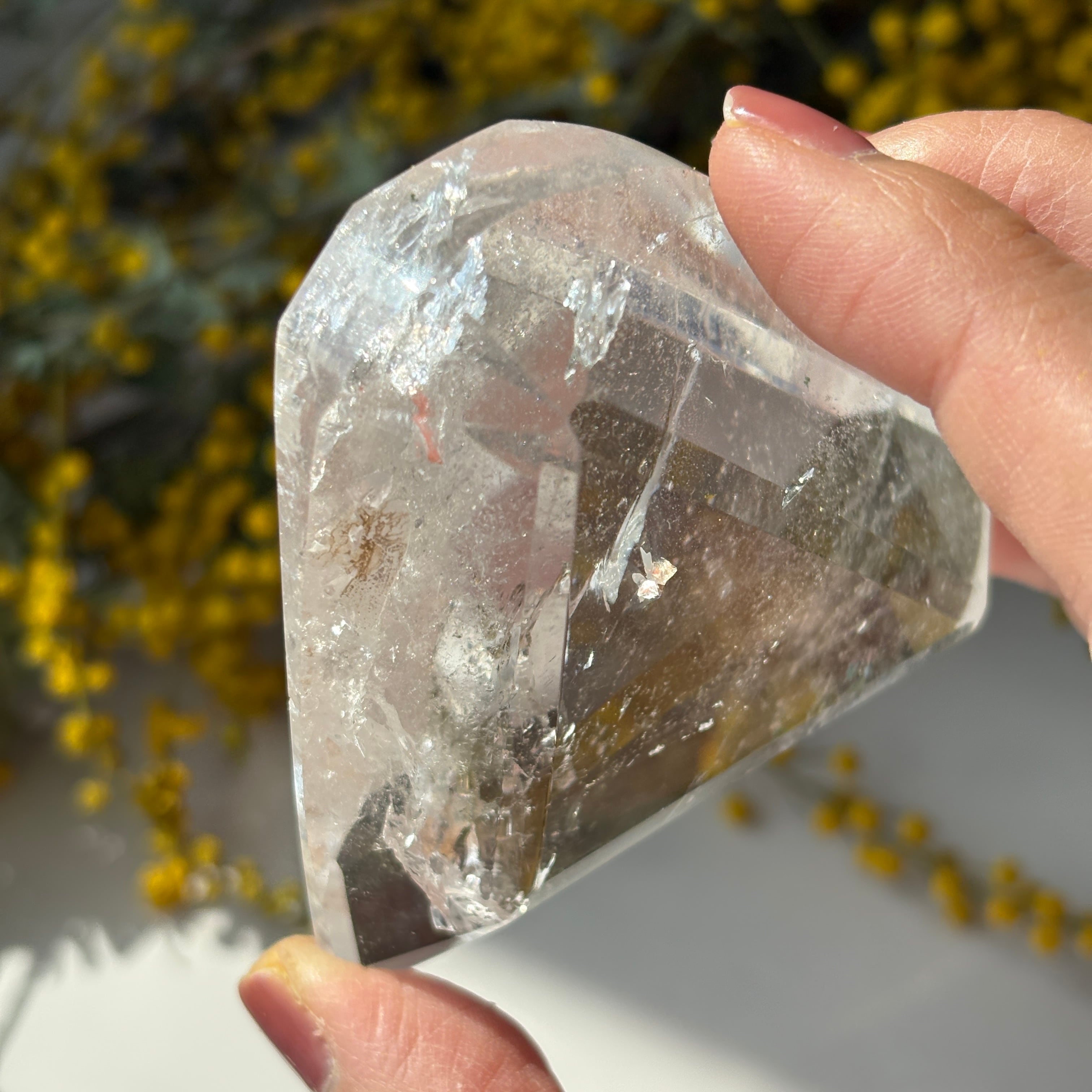 トカンティンス州産 レムリアンシードクリスタル 水晶 ハート ⑤